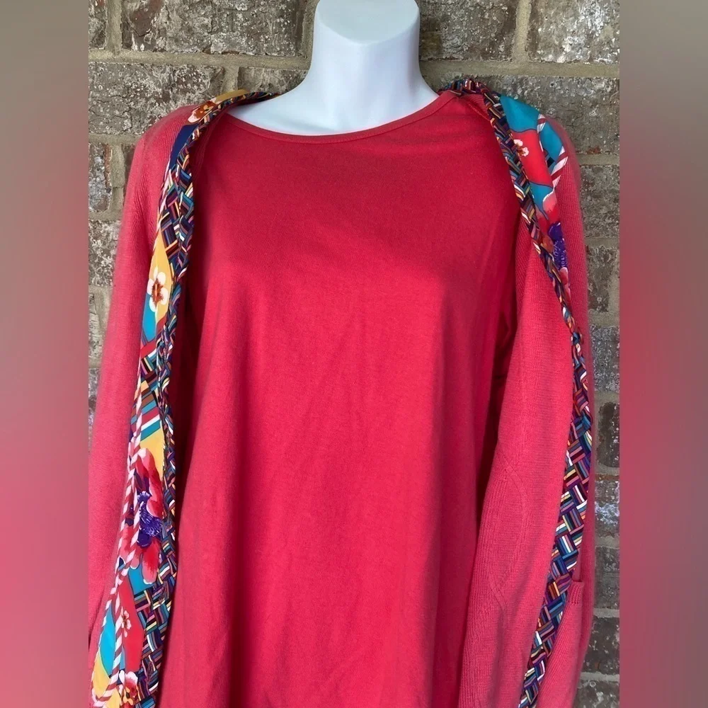 Koos of Course 3 piece outfit Vintage skirt cardigan tee shirt Small Medium - Picture 6 of 16